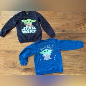 Yoda Star Wars Kids sweatshirt. Size small